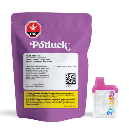 Potluck Grape Jelly NEW Chubbyz Disposable Vape image