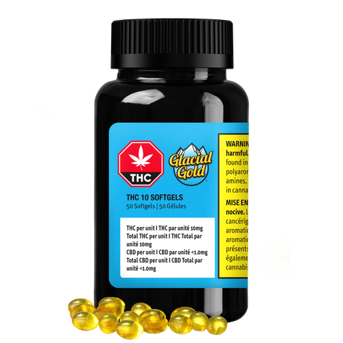 Glacial Gold THC 10 Softgels image