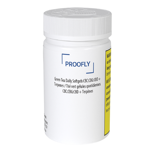 Proofly Green Tea Daily Softgels CBC:CBG:CBD + Terpenes image