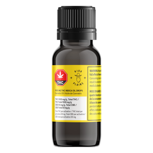 High Plains 1000mg THC Indica Oil image