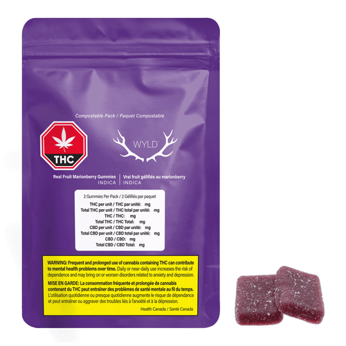 WYLD Marionberry Indica Gummies image