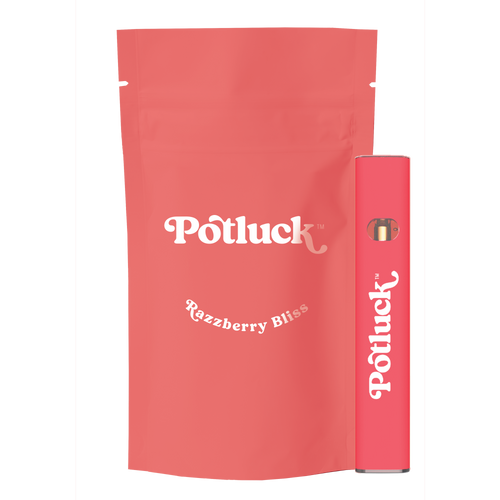Potluck Razzberry Bliss CBN Stikz Disposable Vape image