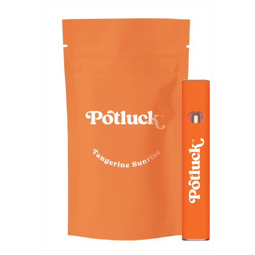 Potluck Tangerine Sunrise CBG Stikz Disposable Vape image