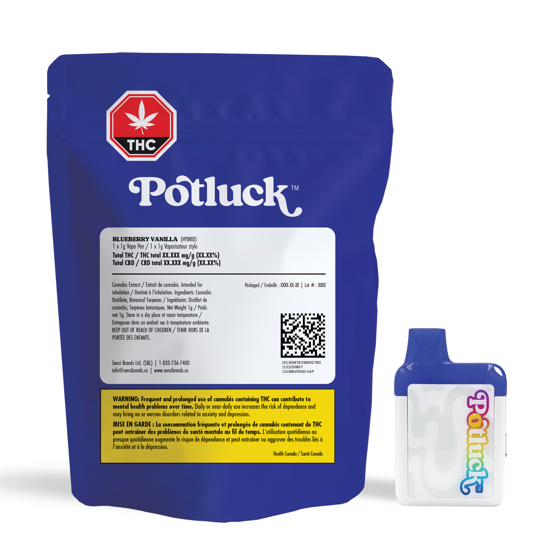 Potluck Blueberry Vanilla Chubbyz Disposable Vape SensiMED Marketplace Potluck Blueberry Vanilla Chubbyz Disposable Vape SensiMED Marketplace
