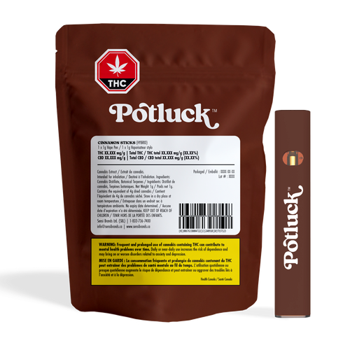 Potluck Cinnamon Sticks Stikz Disposable Vape image