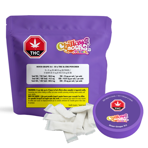 Potluck Sour Grape Chillows 3:1 (CBG:THC) image