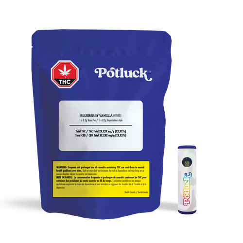 Potluck Blueberry Vanilla POPZ Disposable Vape image