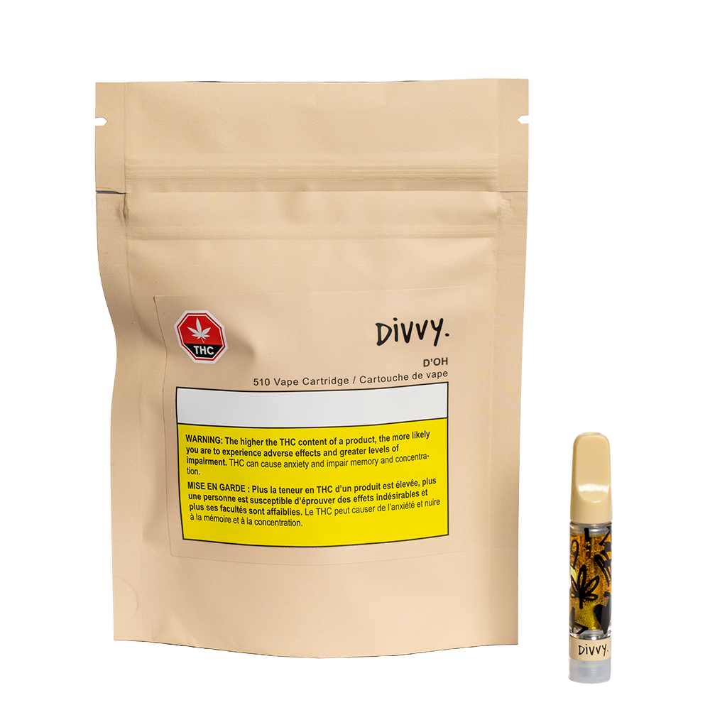 Divvy D'OH Vape Cartridge SensiMED Marketplace Divvy D'OH Vape Cartridge SensiMED Marketplace