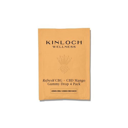 Kinloch Wellness Refresh CBG + CBD Mango Gummy Drop image