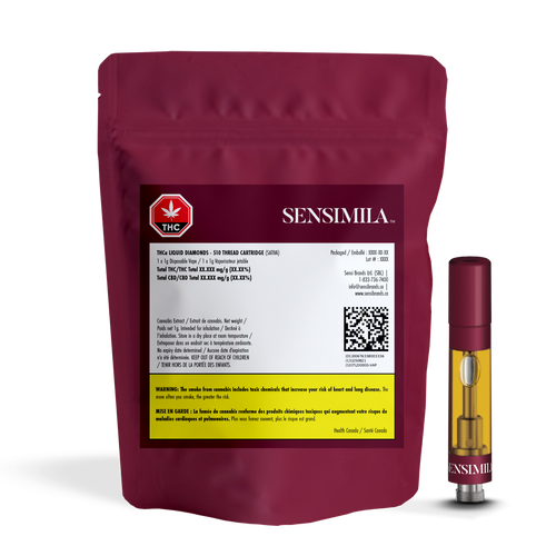 Sensimila Liquid Diamonds THCa 510 Vape Cartridge image