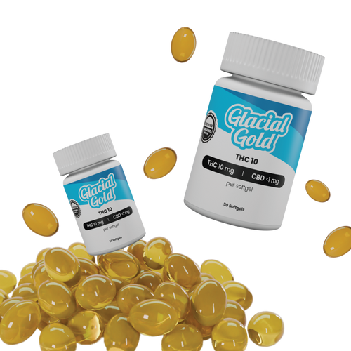 Glacial Gold THC 10 Softgels image