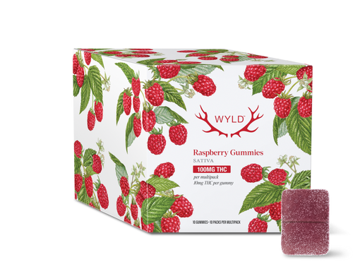 WYLD Raspberry Sativa Gummies image